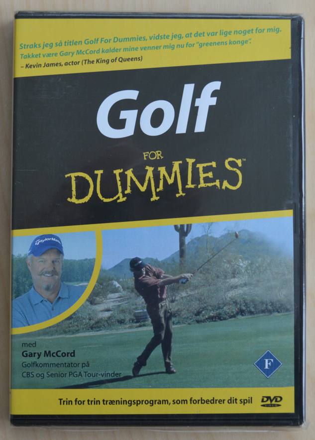 Golf For Dummies Ny uåbent, DVD,