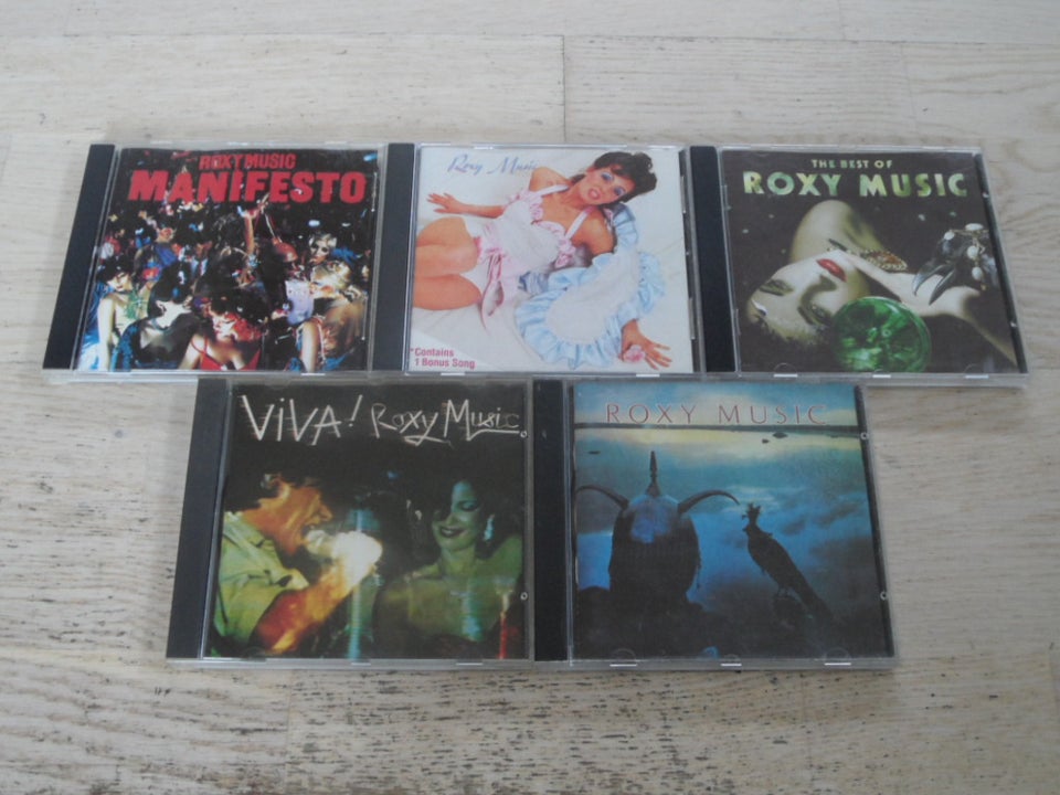 ROXY MUSIC: 5 CD MED ROXY MUSIC, rock