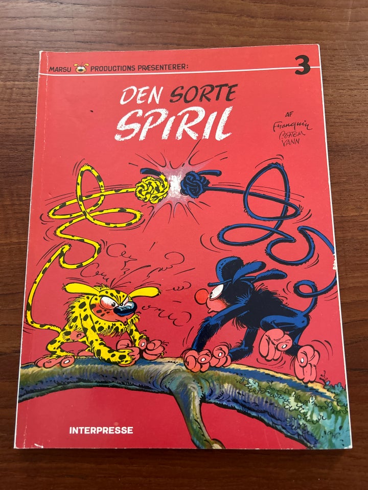 Den sorte spiril, Franquin,