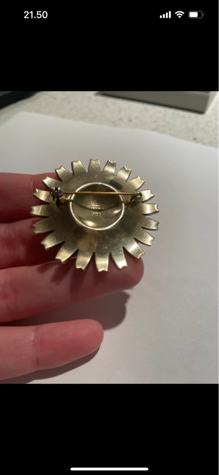 Broche, forgyldt, Georg Jensen