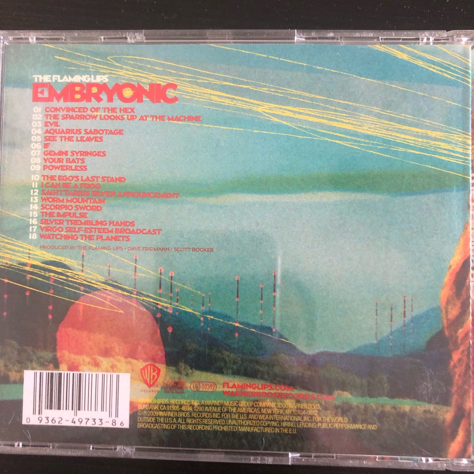 The Flaming Lips : Embryonic, rock