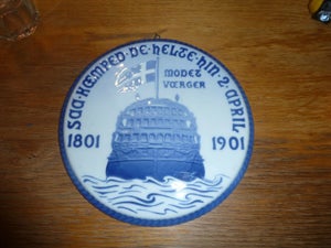 Porcelæn Platte Modet værger 1801