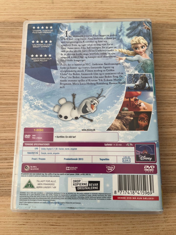 Frost instruktør Disney DVD