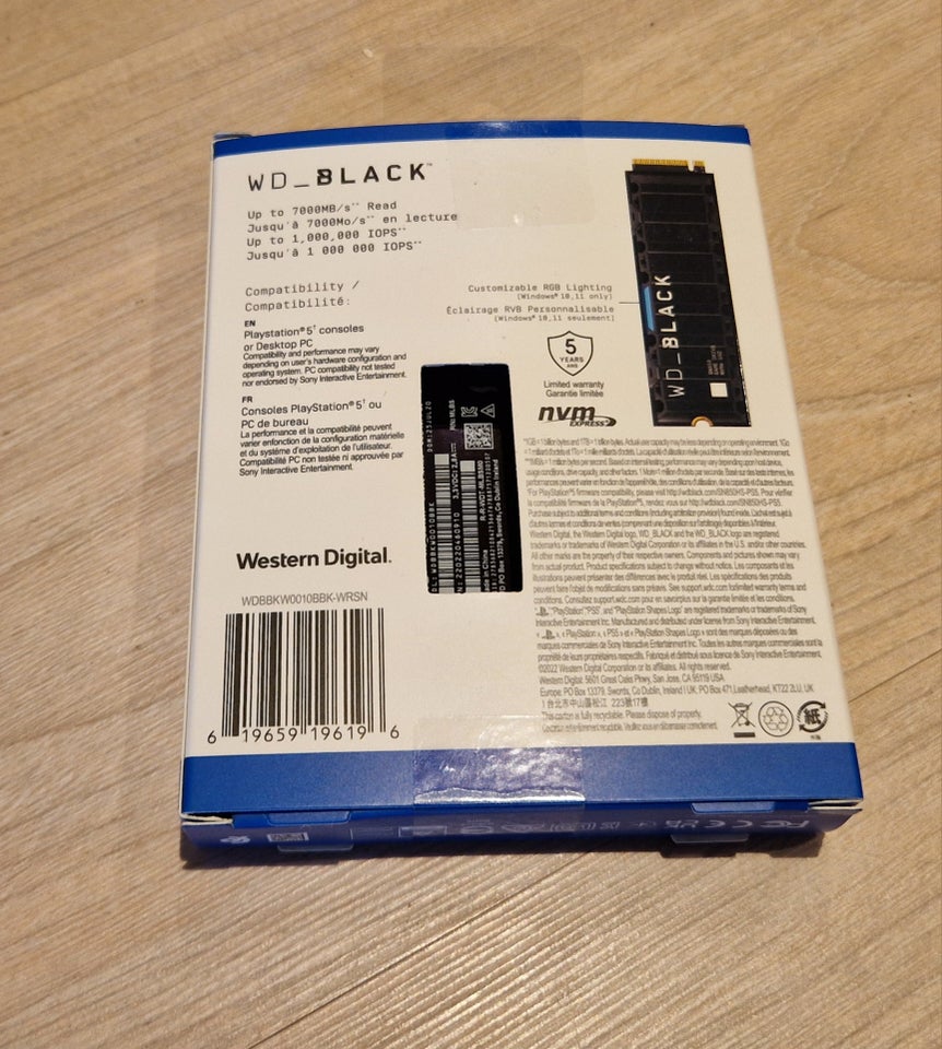 Western Digital, 1000 GB, Perfekt