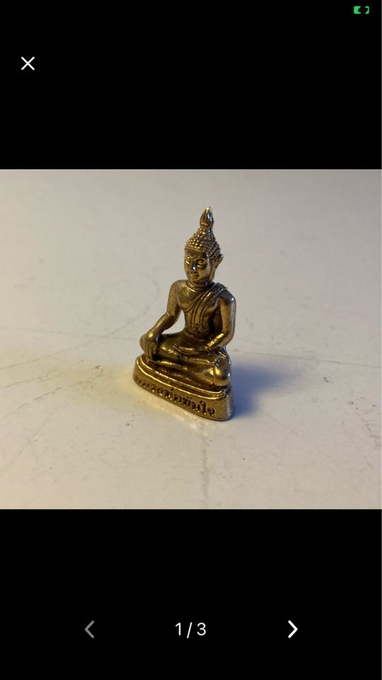 Buddha skulptur i Metal