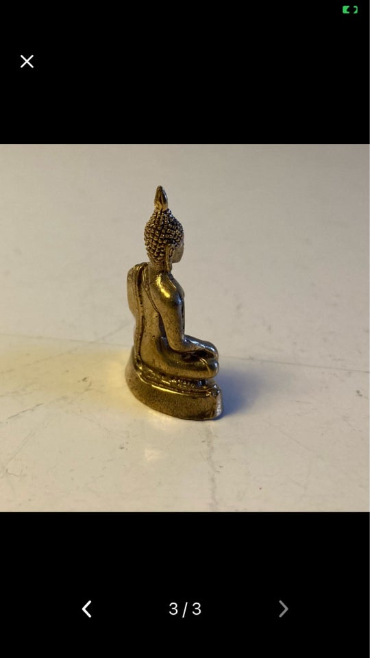 Buddha skulptur i Metal