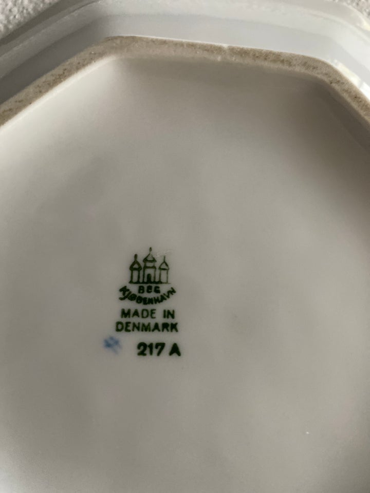 Porcelæn, Julerose skål 217-A, BG