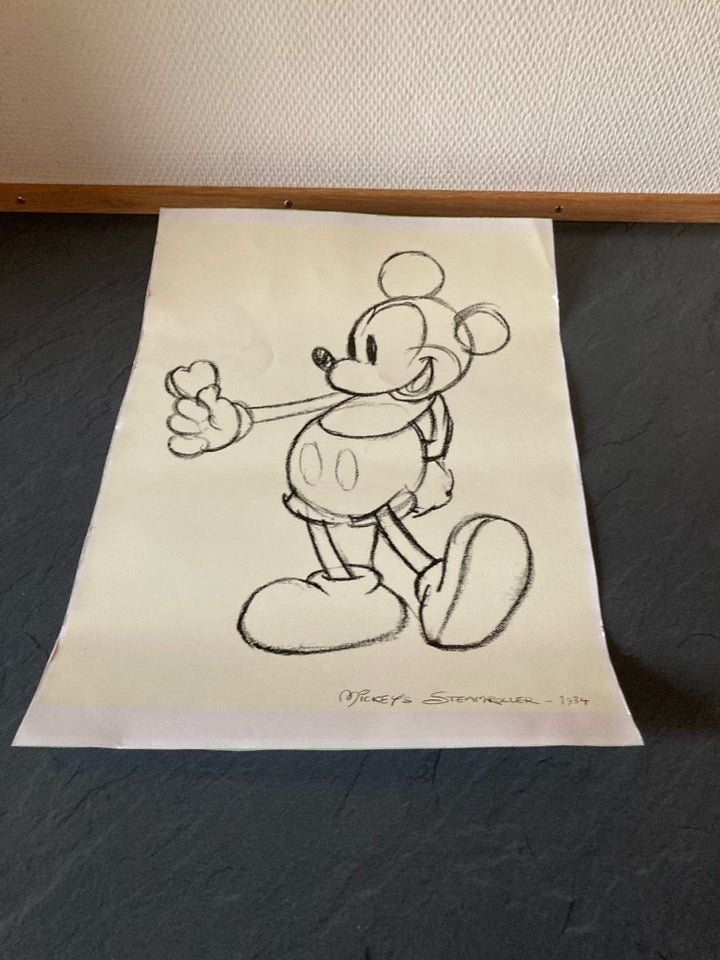 Kultegning motiv: Mickey Mouse