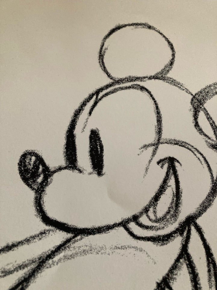 Kultegning motiv: Mickey Mouse