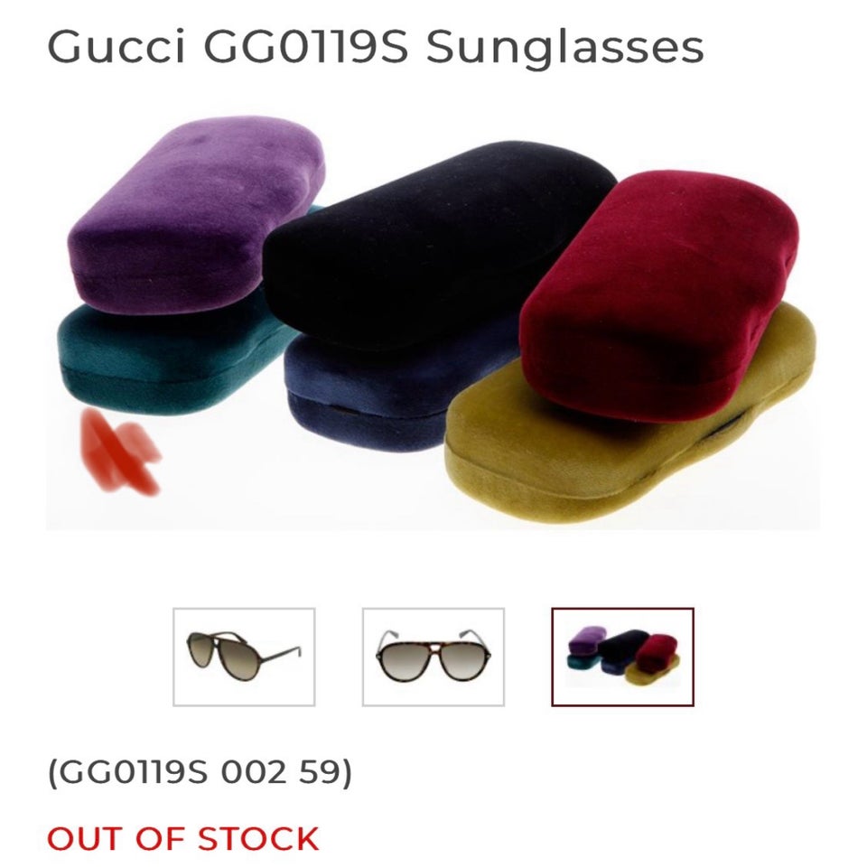 Solbriller unisex, GUCCI