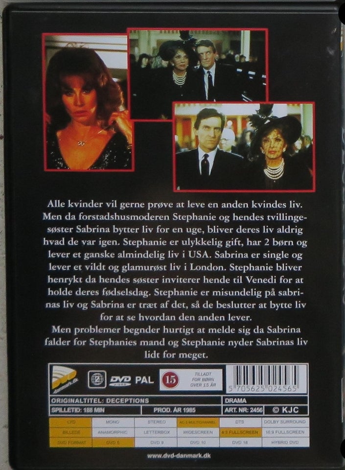 Deceptions, DVD, drama