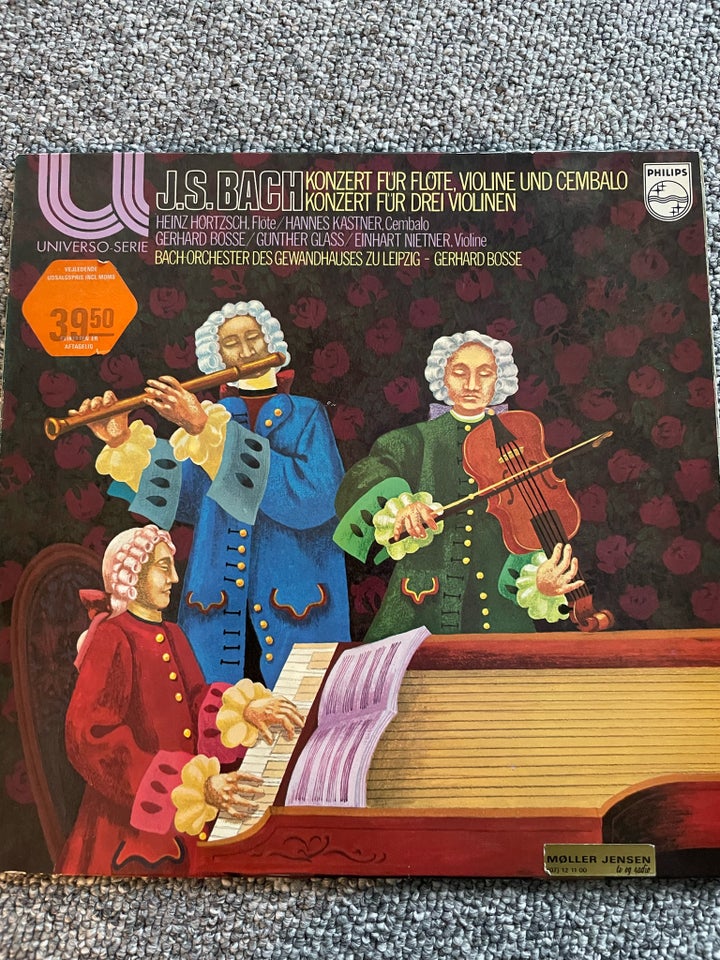 LP, J.S. Bach, Fur drei violinen