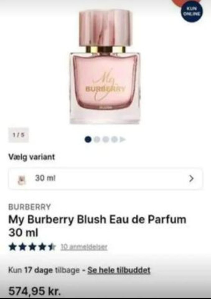 Dameparfume Edp Burberry "My