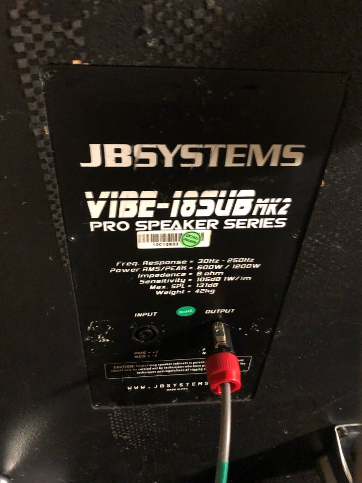 Højtaler sæt, JB Systems