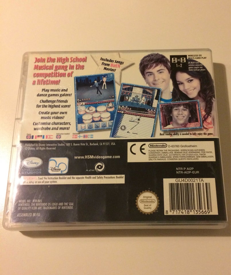 High School musical , Nintendo DS,