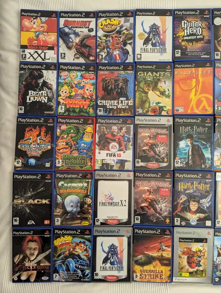 Sony PlayStation 2 Spil fra 50kr