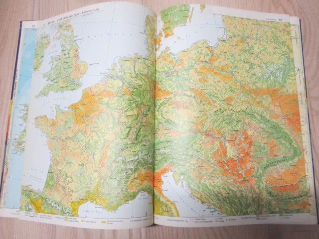 Diercke Weltatlas, emne: geografi