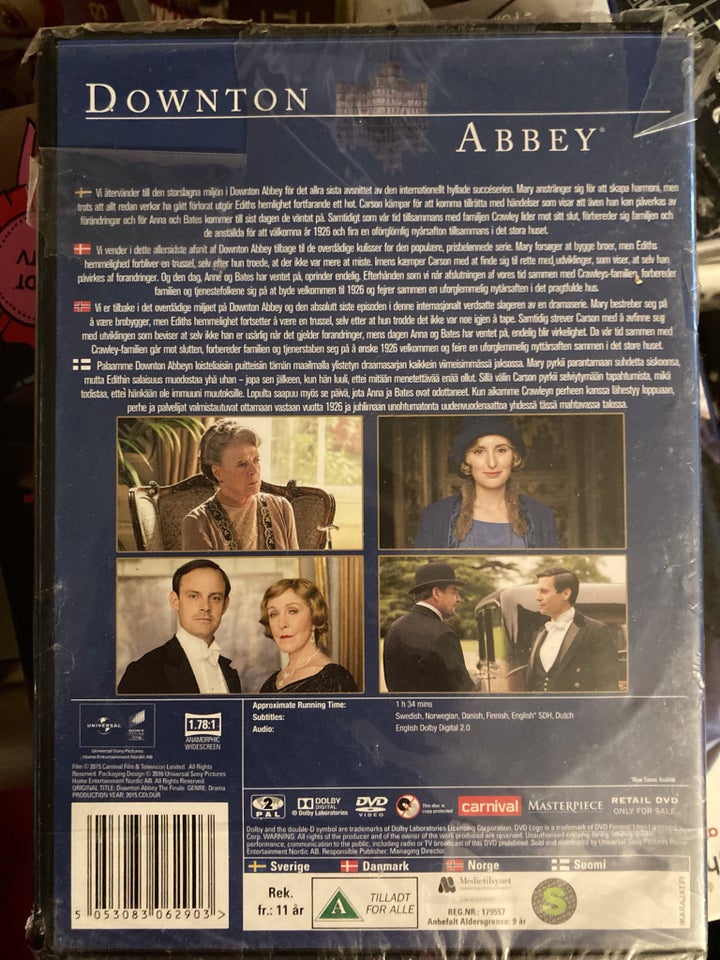 Downton Abbey, DVD, TV-serier