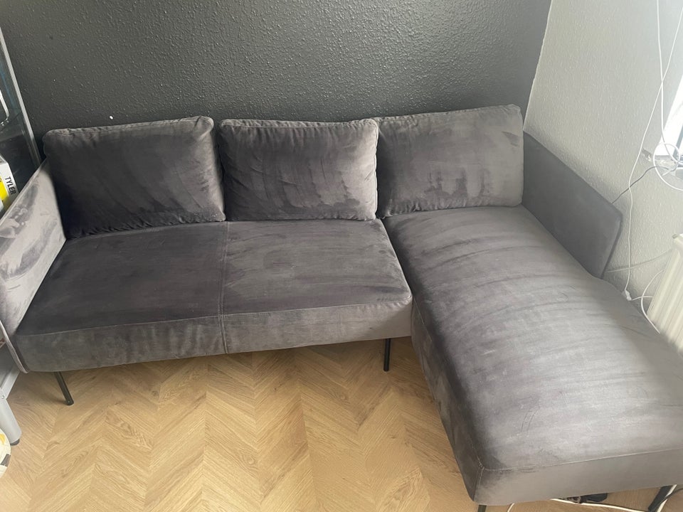 Sofa velour 3 pers