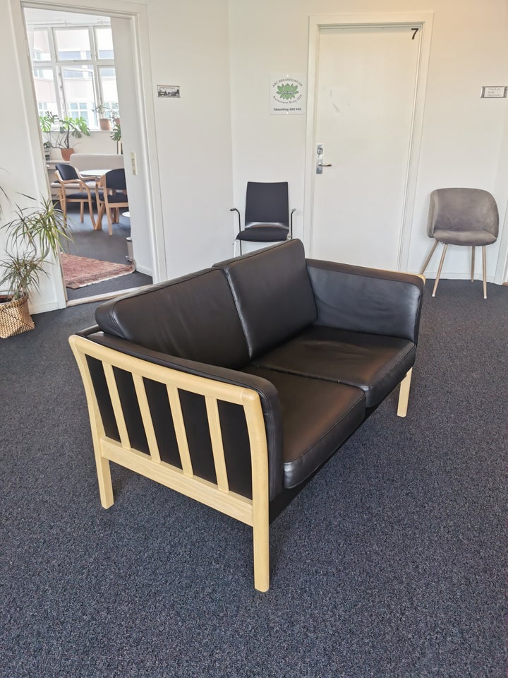 Sofa læder 2 pers