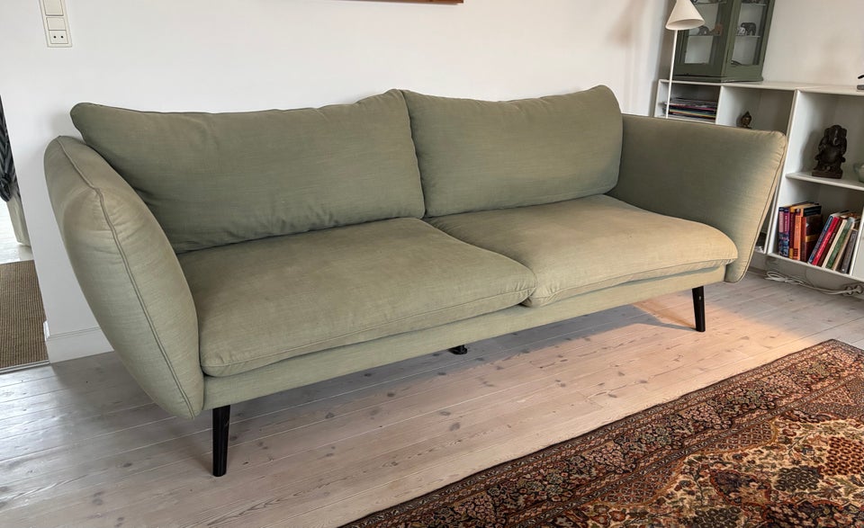 sofa 220 cm lang, 2,5 perso...