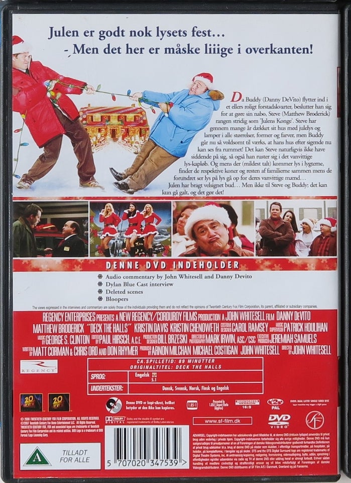 En lyslevende jul, DVD,