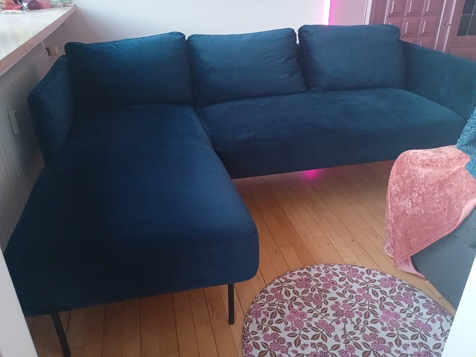 Sofa velour 3 pers