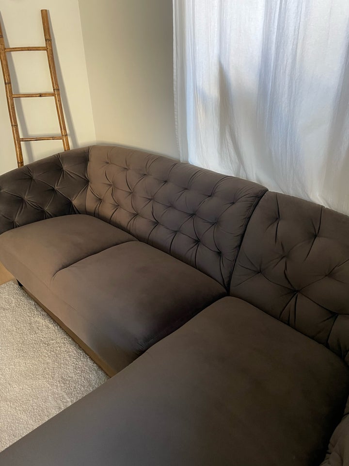 Sofa velour 3 pers