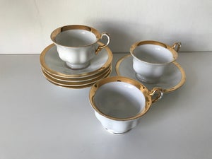 Porcelæn Antik kaffekopper  Carl