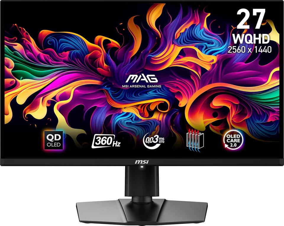 MSI, fladskærm, 271QPX QD-OLED