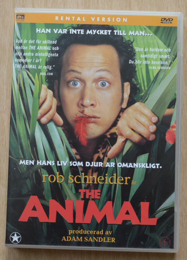 The Animal, DVD, komedie