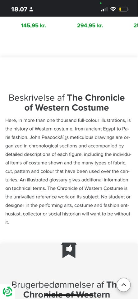 The chronicle of Western costume,