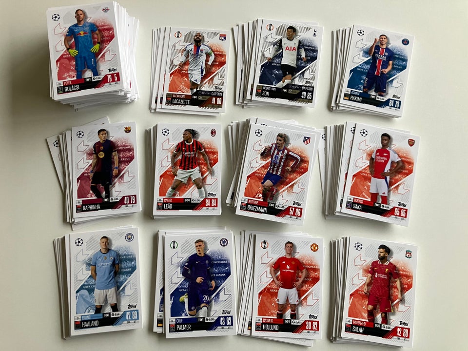 Samlekort, Topps match attax uefa