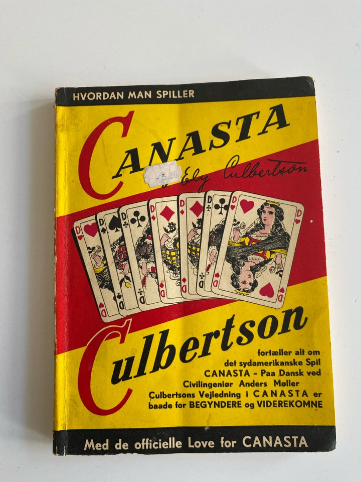 Canasta, Culbertson , emne: hobby