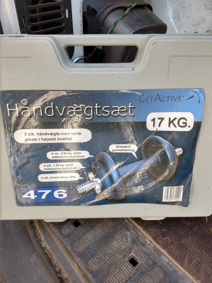 Håndvægte 2 x 85 kg 25 mm