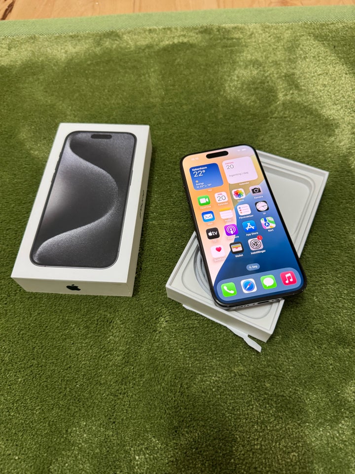 iPhone 15 Pro 128 GB sort