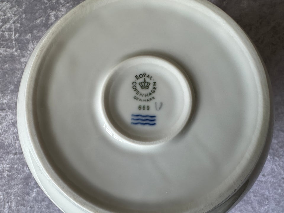 Porcelæn Mågestel Urtepotte