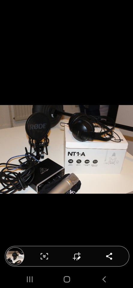 Mikrofon Røde NT1-A + lydkort, RØDE