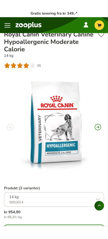 Hundefoder, Royal Canin