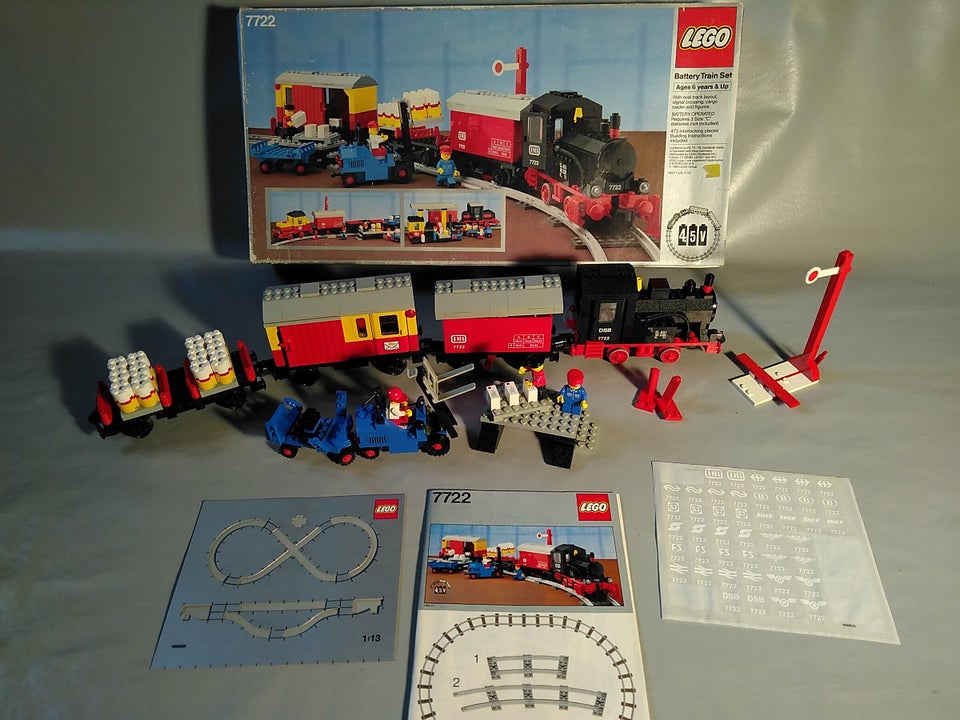 Lego Tog 45V 7722 Damp gods tog