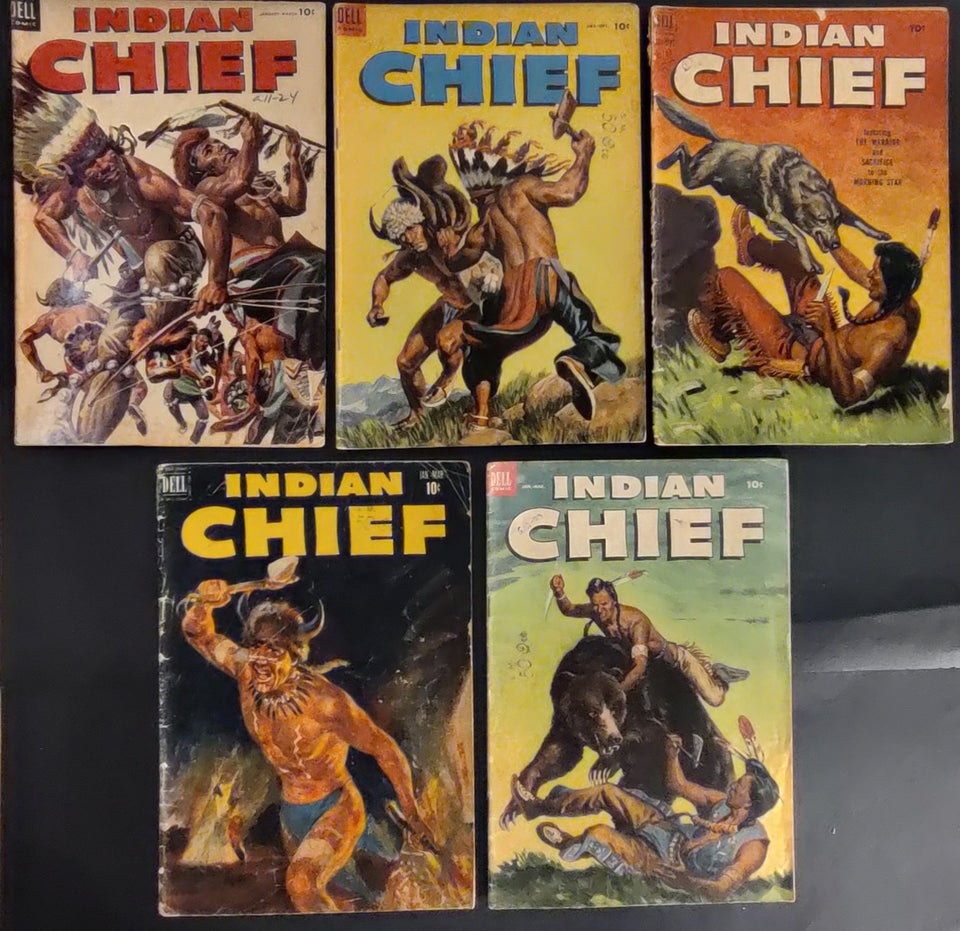 Indian chief, Dell Comics,