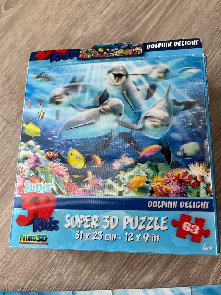 Super 3D puzzle, 3D puslespil,