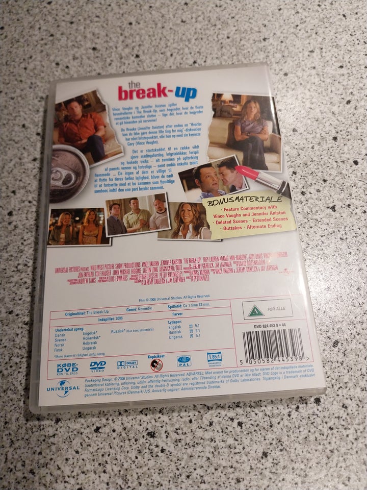 The Break Up, DVD, komedie