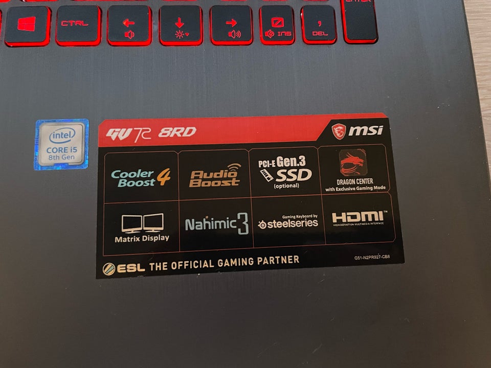 MSI MSI GV72 8RD-026NE  God