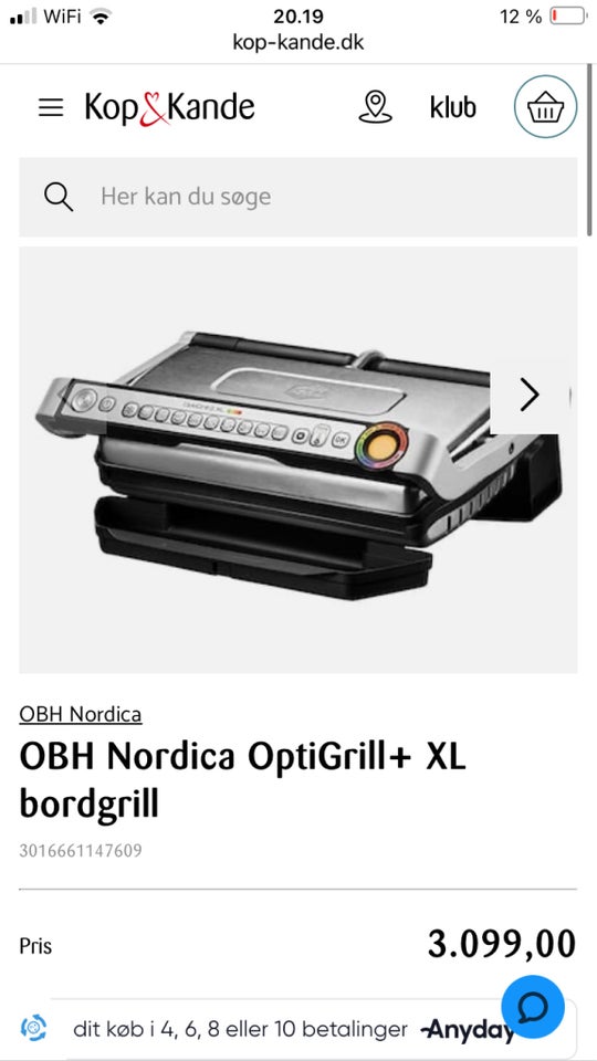 Optigrill+ XL OBH