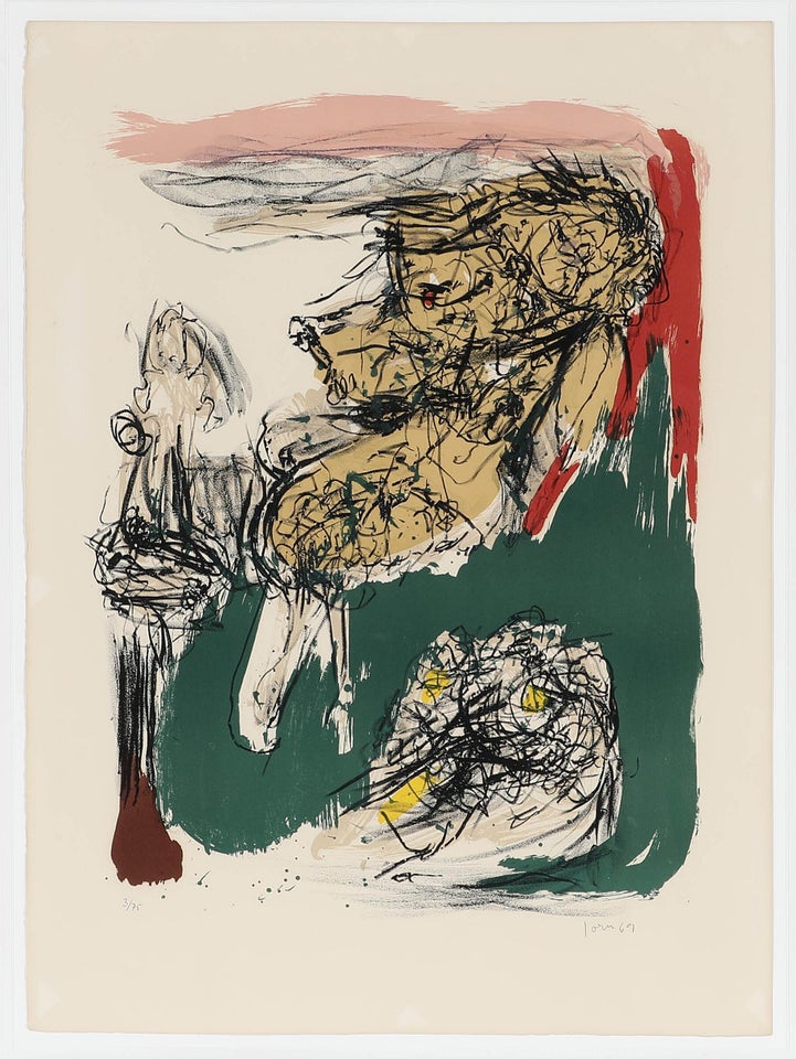 Litografi, Asger Jorn, motiv: