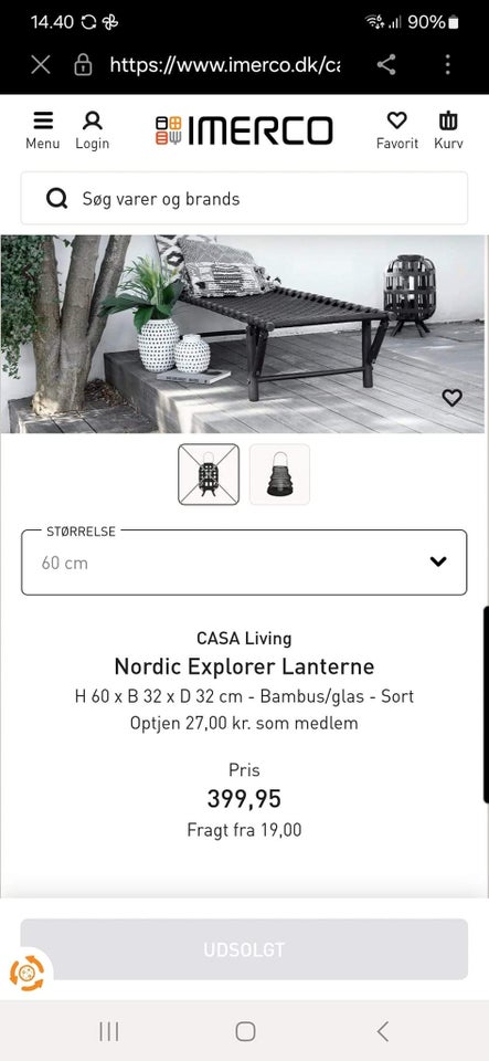 Lanterne Nordic Exsplore