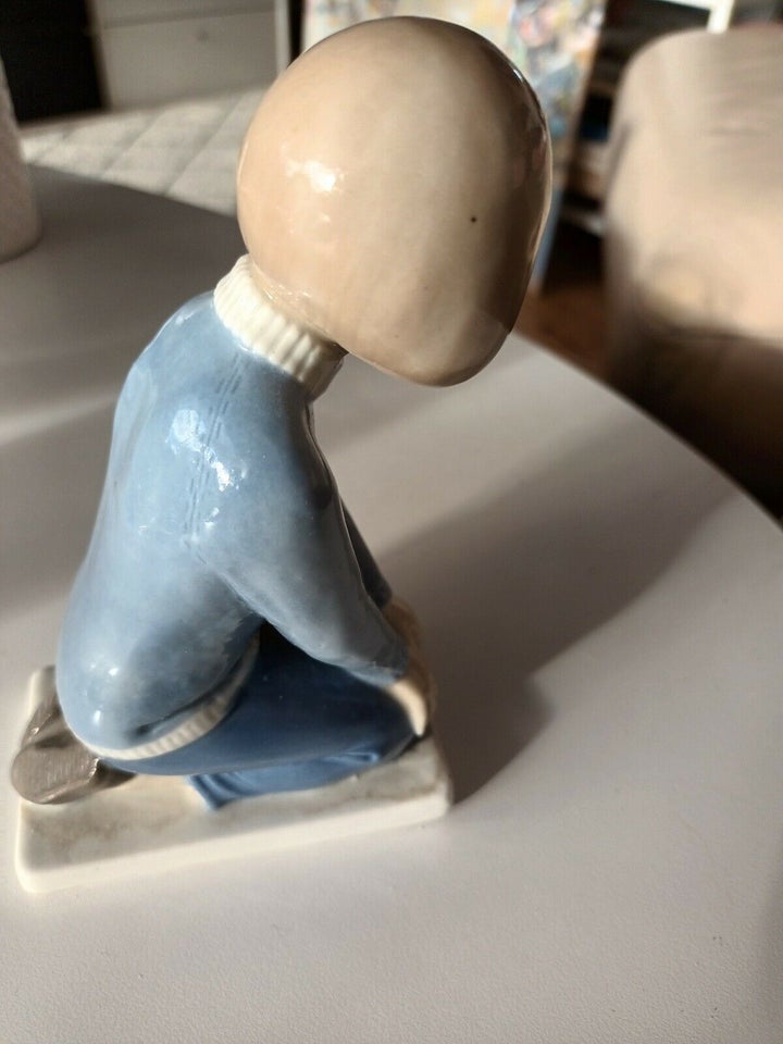 Flot Porcelæns Figur af Pige Højde