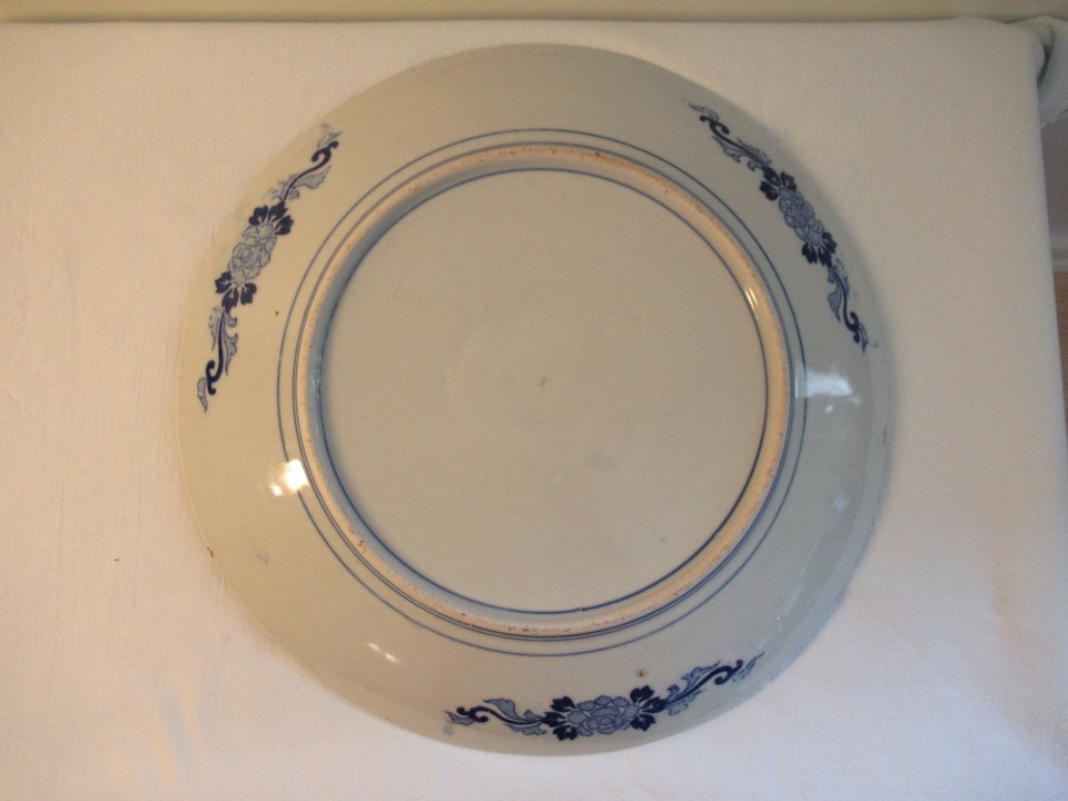 Japansk fad, porcelæn, 120 år gl.