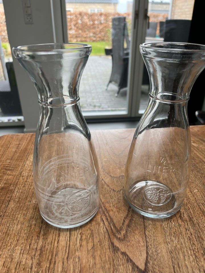 Glas Vand karaffel 1/2 Liter